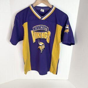Vintage Minnesota Vikings Youth Jersey Medium (10/12), Purple, Scrimmage